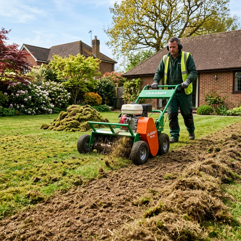 Lawn Thatching